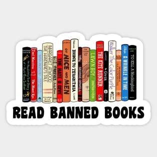 Read Banned Books Sticker